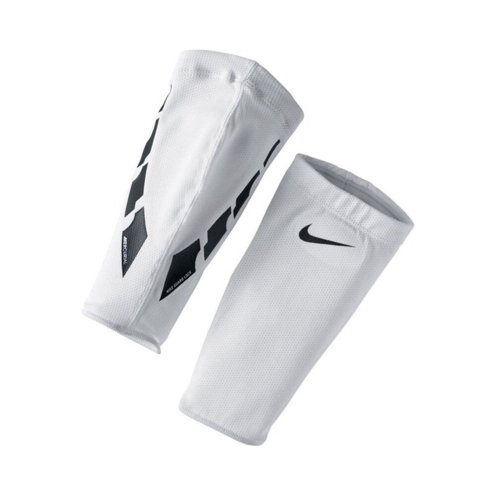 Nike Elite Swoosh Shin Guard Sleeves / White/Black